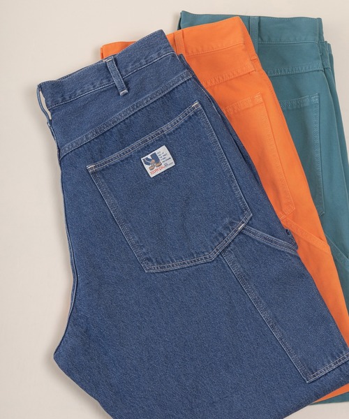 EDWIN(エドウィン)の「【EDWIN/エドウィン】STEPMARK ワイドペインターパンツ/スケーターパンツ/カラーパンツ/ユニセックス(デニムパンツ・メンズ・ブラック/パープル/レッド/ベージュ/グリーン/マスタード/オレンジ/ブルー系その他/ダークインディゴブルー/ライトインディゴブルー・S/M/L/XL)」の5枚目の写真