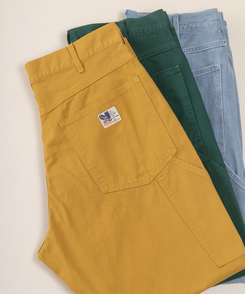 EDWIN(エドウィン)の「【EDWIN/エドウィン】STEPMARK ワイドペインターパンツ/スケーターパンツ/カラーパンツ/ユニセックス(デニムパンツ・メンズ・ブラック/パープル/レッド/ベージュ/グリーン/マスタード/オレンジ/ブルー系その他/ダークインディゴブルー/ライトインディゴブルー・S/M/L/XL)」の9枚目の写真