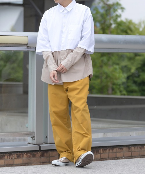 EDWIN(エドウィン)の「【EDWIN/エドウィン】STEPMARK ワイドペインターパンツ/スケーターパンツ/カラーパンツ/ユニセックス(デニムパンツ・メンズ・ブラック/パープル/レッド/ベージュ/グリーン/マスタード/オレンジ/ブルー系その他/ダークインディゴブルー/ライトインディゴブルー・S/M/L/XL)」の16枚目の写真