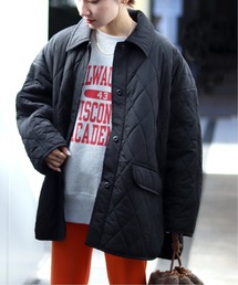 J-ボクシーキルティングコート