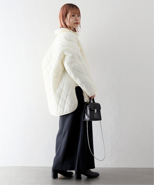 JOINT WORKS（ジョイントワークス）の「J-ボクシーキルティングコート（ブルゾン・レディース・ホワイト/ブラック・FREE）」の17枚目の写真