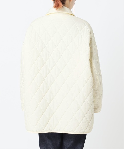 JOINT WORKS（ジョイントワークス）の「J-ボクシーキルティングコート（ブルゾン・レディース・ホワイト/ブラック・FREE）」の12枚目の写真