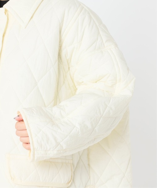 JOINT WORKS（ジョイントワークス）の「J-ボクシーキルティングコート（ブルゾン・レディース・ホワイト/ブラック・FREE）」の15枚目の写真
