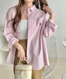 U.S. POLO ASSN. | WEGO/U.S.POLO ASSN.ビッグシルエットシャツ(シャツ/ブラウス)