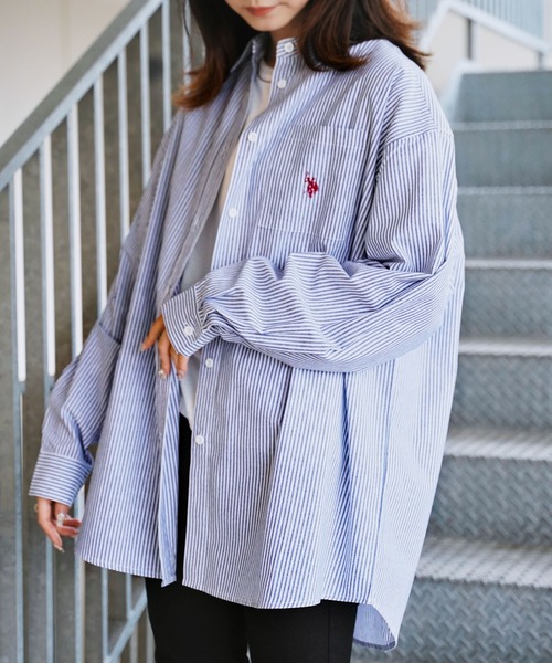 WEGO/U.S.POLOASSN.ビッグシルエットシャツ