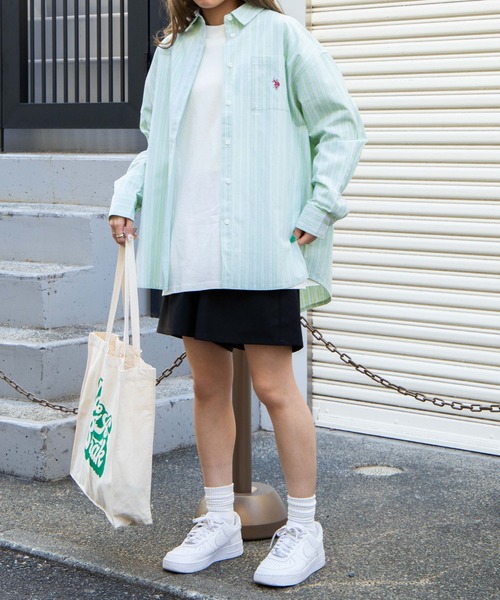 WEGO/U.S.POLOASSN.ビッグシルエットシャツ