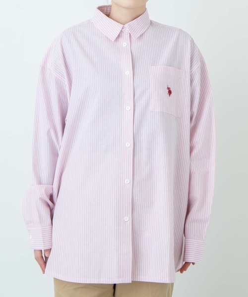 WEGO/U.S.POLOASSN.ビッグシルエットシャツ