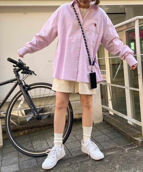 WEGO/U.S.POLOASSN.ビッグシルエットシャツ