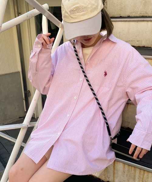 WEGO/U.S.POLOASSN.ビッグシルエットシャツ