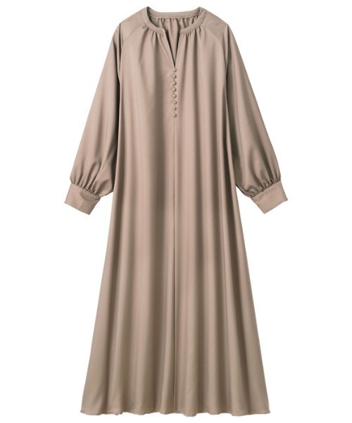 GeeRA(ジーラ)の「ラグラン切替Aラインワンピース(ワンピース・レディース・ブラック/モカ/その他・MEDIUM/XX-LARGE/LARGE/X-LARGE)」の8枚目の写真