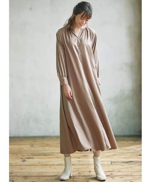 GeeRA(ジーラ)の「ラグラン切替Aラインワンピース(ワンピース・レディース・ブラック/モカ/その他・MEDIUM/XX-LARGE/LARGE/X-LARGE)」の11枚目の写真