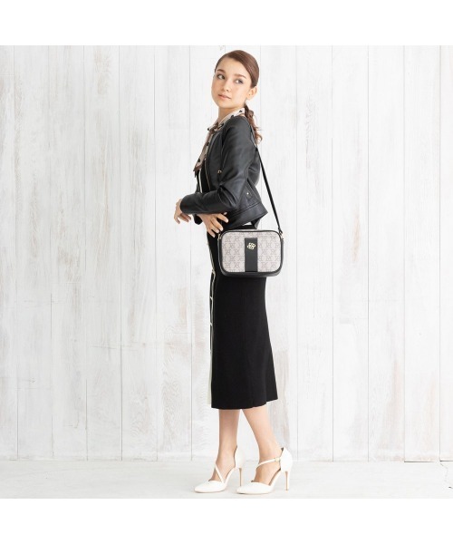 ROYAL PARTY(ロイヤルパーティー)の「ROYAL PARTY (ロイヤルパーティー) ショルダーバッグ MONOGRAM RPT-B014(ショルダーバッグ・レディース・ブラック/ブラウン・FREE)」の18枚目の写真