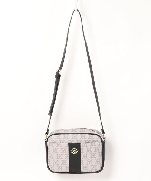 ROYAL PARTY(ロイヤルパーティー)の「ROYAL PARTY (ロイヤルパーティー) ショルダーバッグ MONOGRAM RPT-B014(ショルダーバッグ・レディース・ブラック/ブラウン・FREE)」の7枚目の写真
