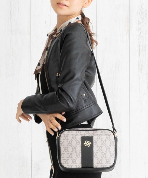ROYAL PARTY(ロイヤルパーティー)の「ROYAL PARTY (ロイヤルパーティー) ショルダーバッグ MONOGRAM RPT-B014(ショルダーバッグ・レディース・ブラック/ブラウン・FREE)」の21枚目の写真