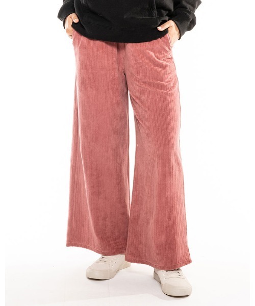 BILLABONG(ビラボン)の「BILLABONG レディース 【COASTAL LOVE LETTERS】 WIDE EASY LONG PANTS ロングパンツ 【2021年秋冬モデル】/ビラボンワイドロングパンツ(その他パンツ・レディース・ブラック/ブラウン/アイボリー・MEDIUM/LARGE)」の2枚目の写真