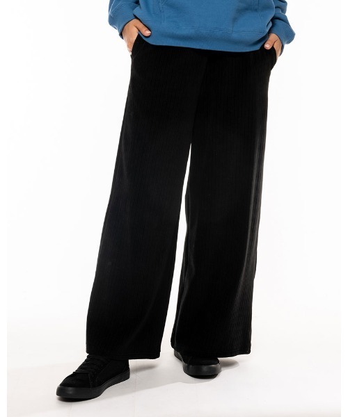 BILLABONG(ビラボン)の「BILLABONG レディース 【COASTAL LOVE LETTERS】 WIDE EASY LONG PANTS ロングパンツ 【2021年秋冬モデル】/ビラボンワイドロングパンツ(その他パンツ・レディース・ブラック/ブラウン/アイボリー・MEDIUM/LARGE)」の3枚目の写真