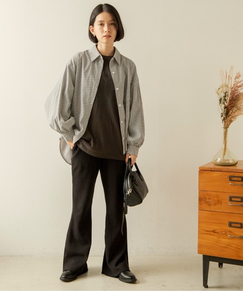 ANGIE（アンジー）の「スウェードタッチリブパンツ（その他パンツ・レディース・ブラック/パープル/ブラウン・FREE）」の15枚目の写真