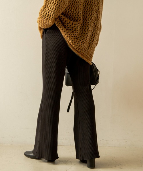 ANGIE（アンジー）の「スウェードタッチリブパンツ（その他パンツ・レディース・ブラック/パープル/ブラウン・FREE）」の19枚目の写真