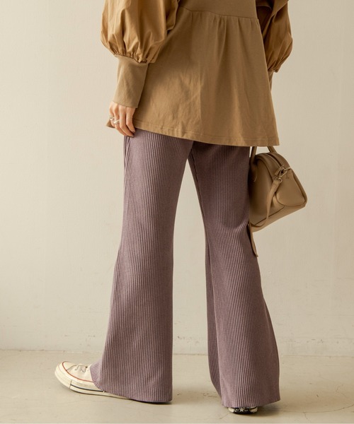 ANGIE（アンジー）の「スウェードタッチリブパンツ（その他パンツ・レディース・ブラック/パープル/ブラウン・FREE）」の17枚目の写真
