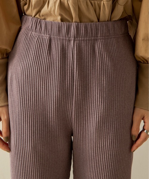 ANGIE（アンジー）の「スウェードタッチリブパンツ（その他パンツ・レディース・ブラック/パープル/ブラウン・FREE）」の18枚目の写真