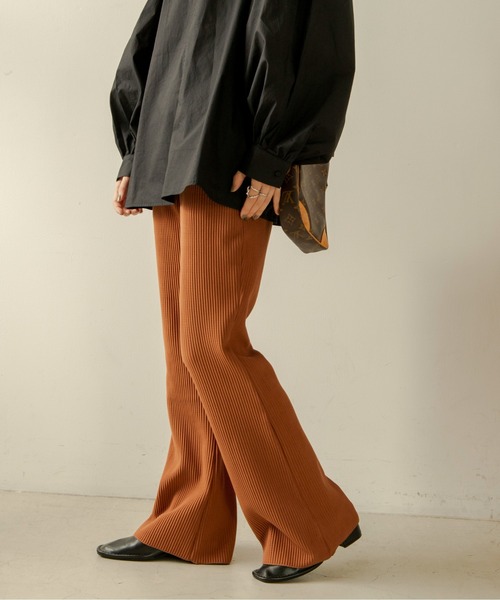 ANGIE（アンジー）の「スウェードタッチリブパンツ（その他パンツ・レディース・ブラック/パープル/ブラウン・FREE）」の20枚目の写真