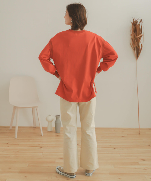 SENSE OF PLACE by URBAN RESEARCH(センスオブプレイスバイアーバンリサーチ)の「コーデュロイフレアパンツ(その他パンツ・レディース・アイボリー/カーキ/ブラウン・MEDIUM/SMALL)」の10枚目の写真