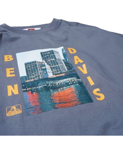 BEN DAVIS(ベンデイビス)の「《BEN DAVIS》LADIES LONG SLEEVE(Tシャツ/カットソー・レディース・ホワイト/チャコールグレー/グリーン・MEDIUM/LARGE)」の4枚目の写真