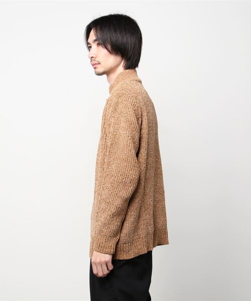 NAVY（ネイビー）の「NAVY ネイビー モールニット 畔ハーフ