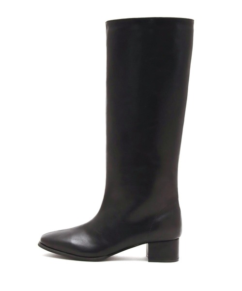 SOROTTO（ソロット）の「スクエアトゥのストレートロングブーツ/ローヒール 疲れない（ブーツ・レディース・ブラック/ダークブラウン/ブラウン/アイボリー・LL/3L/S/M/L）」の10枚目の写真