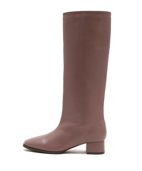 SOROTTO（ソロット）の「スクエアトゥのストレートロングブーツ/ローヒール 疲れない（ブーツ・レディース・ブラック/ダークブラウン/ブラウン/アイボリー・LL/3L/S/M/L）」の12枚目の写真