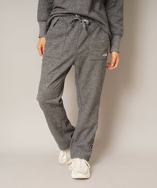 FILA(フィラ)の「【FILA / フィラ】レディース サイドロゴテープ スウェットパンツ(スウェットパンツ・レディース・ベージュ/ブラック/杢グレー・LARGE/X-LARGE/MEDIUM)」の5枚目の写真
