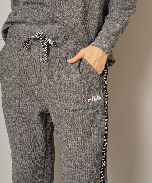 FILA(フィラ)の「【FILA / フィラ】レディース サイドロゴテープ スウェットパンツ(スウェットパンツ・レディース・ベージュ/ブラック/杢グレー・LARGE/X-LARGE/MEDIUM)」の7枚目の写真
