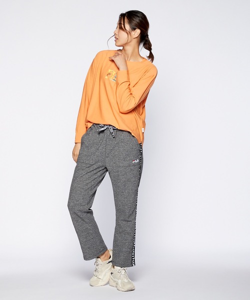 FILA(フィラ)の「【FILA / フィラ】レディース サイドロゴテープ スウェットパンツ(スウェットパンツ・レディース・ベージュ/ブラック/杢グレー・LARGE/X-LARGE/MEDIUM)」の11枚目の写真