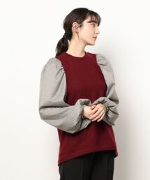 familiar チェック柄　Tシャツ 80 赤　白 キッズのトップス（レッド/赤色系・チェック柄）ファッション