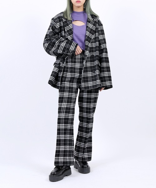 ダブルブレストショートジャケット