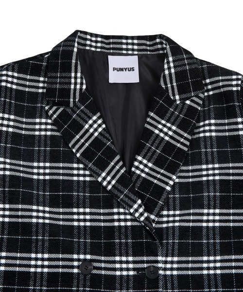 ダブルブレストショートジャケット