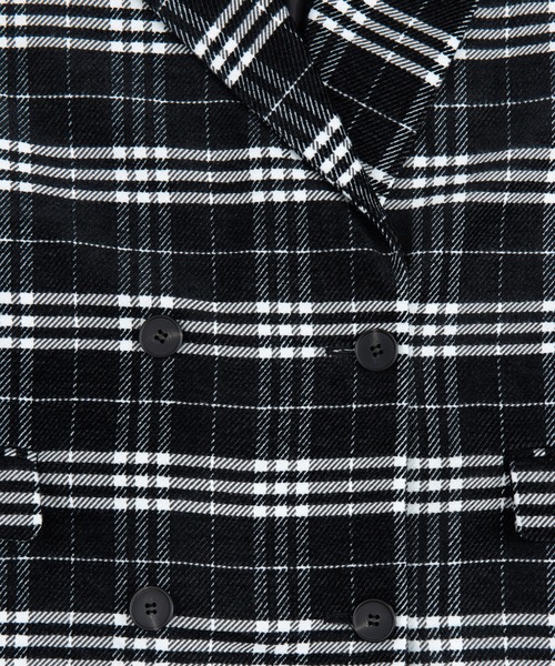 ダブルブレストショートジャケット