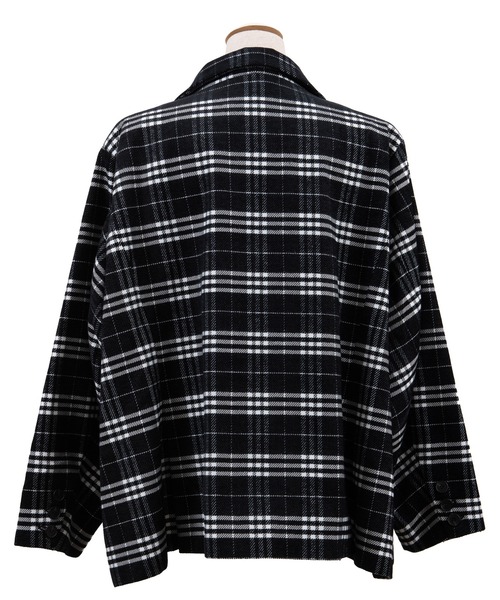 ダブルブレストショートジャケット