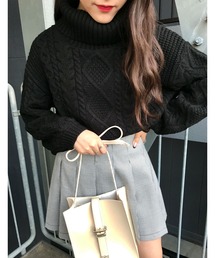 INGNI | オフタートルケーブルニット(ニット/セーター)