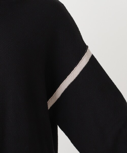 SHOO・LA・RUE（シューラルー）の「◆配色デザインニットプルオーバー（ニット/セーター・レディース・ブラック/ベージュ/ブルー・00）」の12枚目の写真