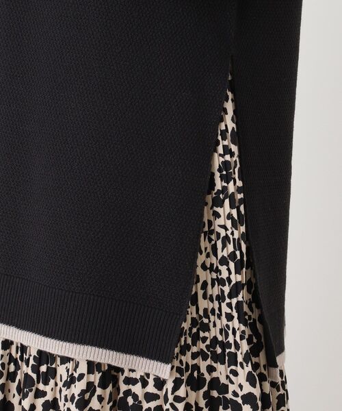 SHOO・LA・RUE（シューラルー）の「◆配色デザインニットプルオーバー（ニット/セーター・レディース・ブラック/ベージュ/ブルー・00）」の9枚目の写真