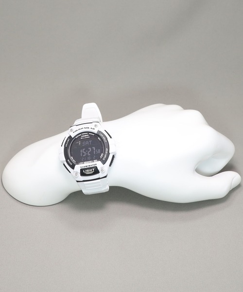 CASIO(カシオ)の「CASIO Collection / タフソーラー / W-S220C-7BJH(デジタル腕時計・メンズ・ホワイト×ブラック・FREE)」の8枚目の写真