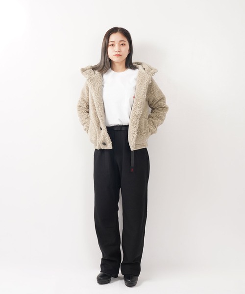 GYMPHLEX(ジムフレックス)の「BOA HOODED JACKET(その他アウター・レディース・チャコールグレー/ブラック/ベージュ系その他・16/12/LARGE/14/MEDIUM/X-LARGE)」の7枚目の写真
