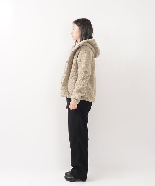 GYMPHLEX(ジムフレックス)の「BOA HOODED JACKET(その他アウター・レディース・チャコールグレー/ブラック/ベージュ系その他・16/12/LARGE/14/MEDIUM/X-LARGE)」の8枚目の写真