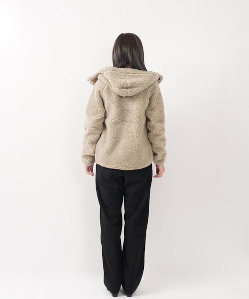 GYMPHLEX(ジムフレックス)の「BOA HOODED JACKET(その他アウター・レディース・チャコールグレー/ブラック/ベージュ系その他・16/12/LARGE/14/MEDIUM/X-LARGE)」の9枚目の写真