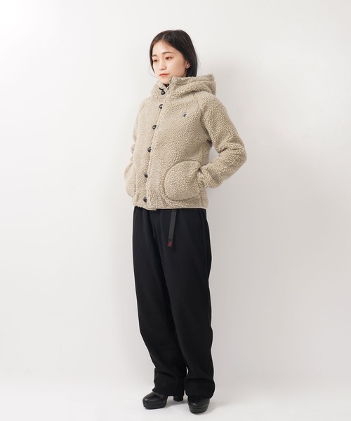 GYMPHLEX(ジムフレックス)の「BOA HOODED JACKET(その他アウター・レディース・チャコールグレー/ブラック/ベージュ系その他・16/12/LARGE/14/MEDIUM/X-LARGE)」の10枚目の写真