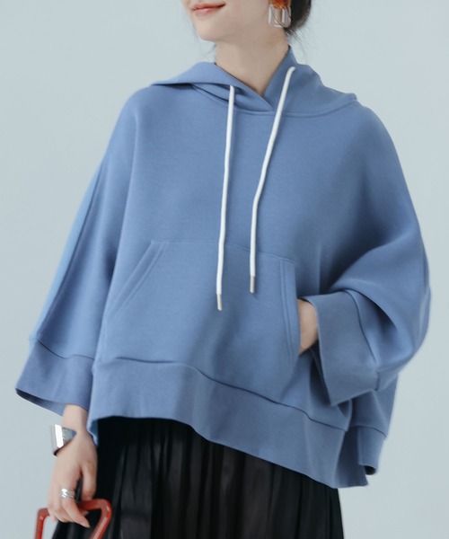 セール ドルマンシルエットカジュアルスウェットパーカー パーカー Saison De Papillon セゾンドパピヨン のファッション通販 Zozotown