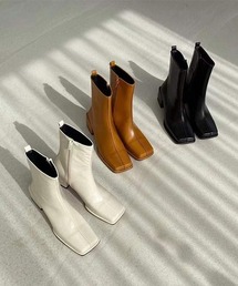 chuclla | 【chuclla】【2021/AW】Square heel short boots chs21a051(ブーツ)