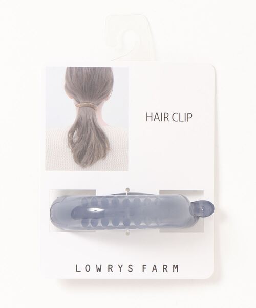 LOWRYS FARM(ローリーズファーム)の「ジュシバナナクリップ 256378(バレッタ/ヘアクリップ・レディース・ブラウン/ブルー/グリーン・FREE)」の1枚目の写真