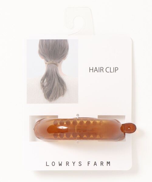 LOWRYS FARM(ローリーズファーム)の「ジュシバナナクリップ 256378(バレッタ/ヘアクリップ・レディース・ブラウン/ブルー/グリーン・FREE)」の5枚目の写真